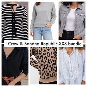 J. Crew- Banana Republic-Everlane xxs lot